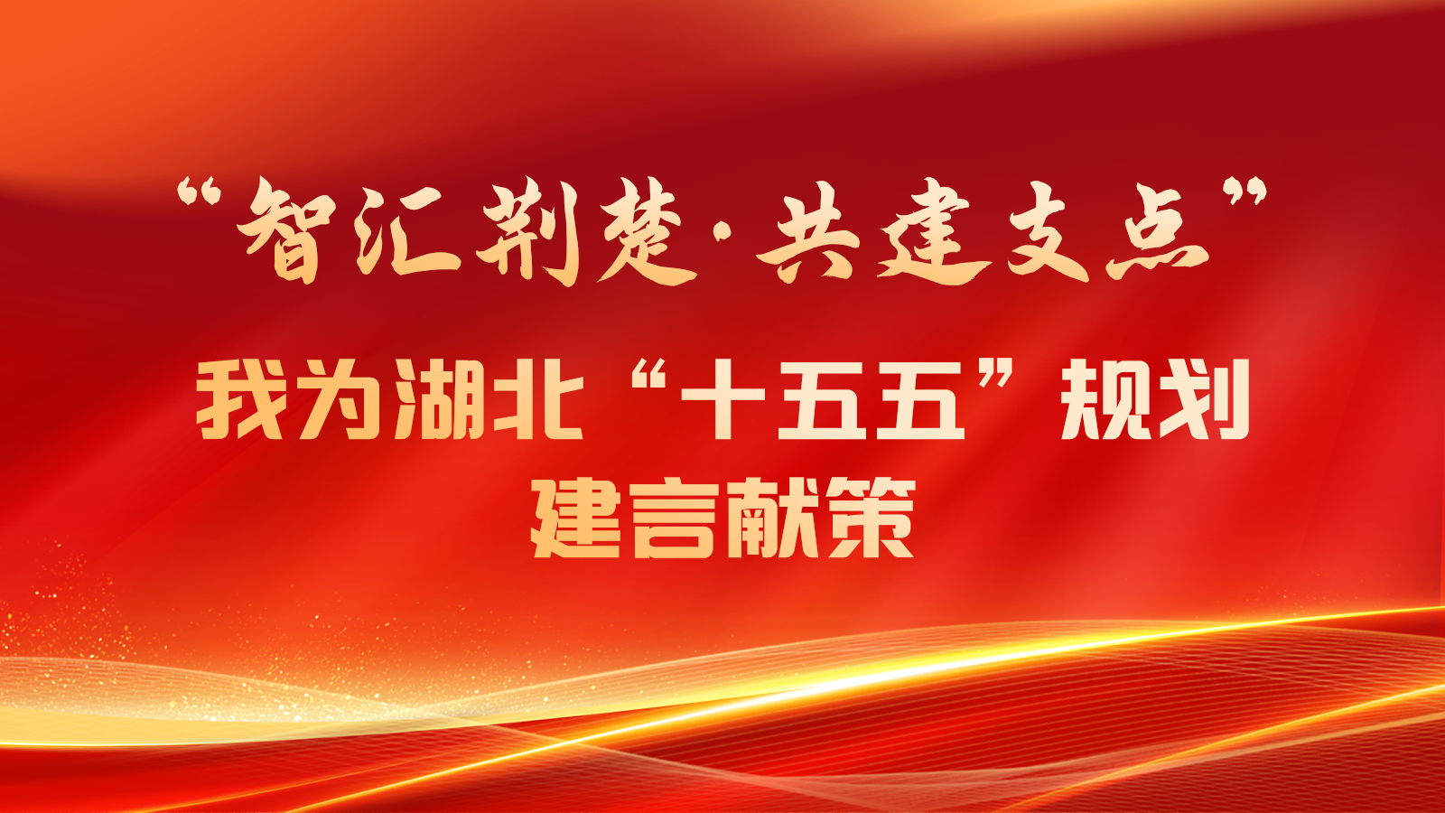 “智汇荆楚·共建支点” 我为湖北“十五五”规划建言献策