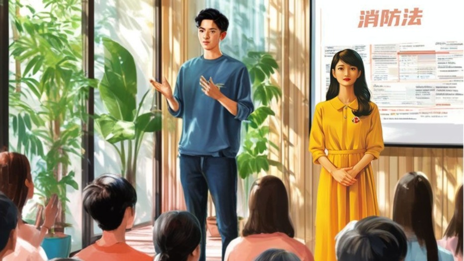 AIGC普法海報丨消防整改有妙招 依法依規(guī)促提升