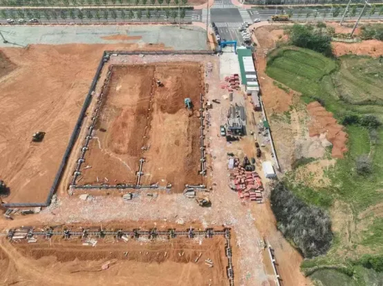 汉孝产业园“一车一邮”项目建造按下“加快键”