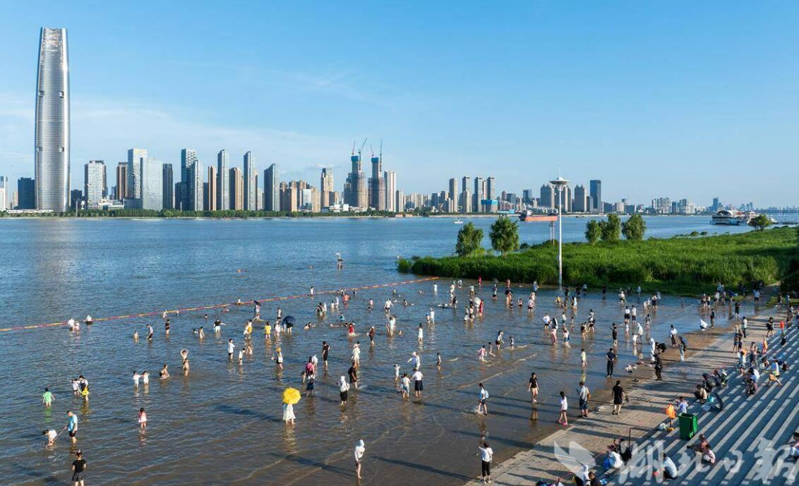水位破23米，漢口江灘此處被淹沒