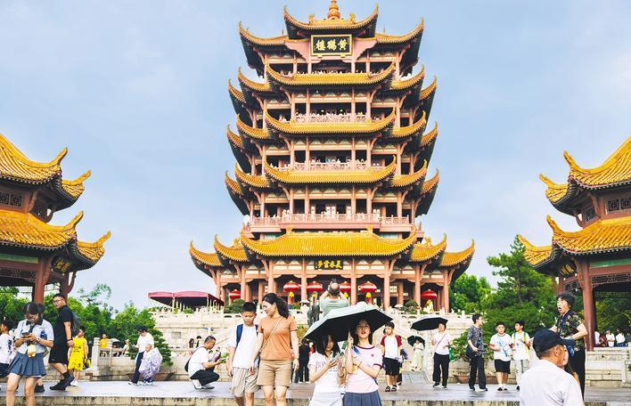 黄鹤楼旅游热度持续攀升