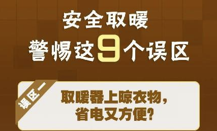 事关取暖安全 9个易忽视误区需规避