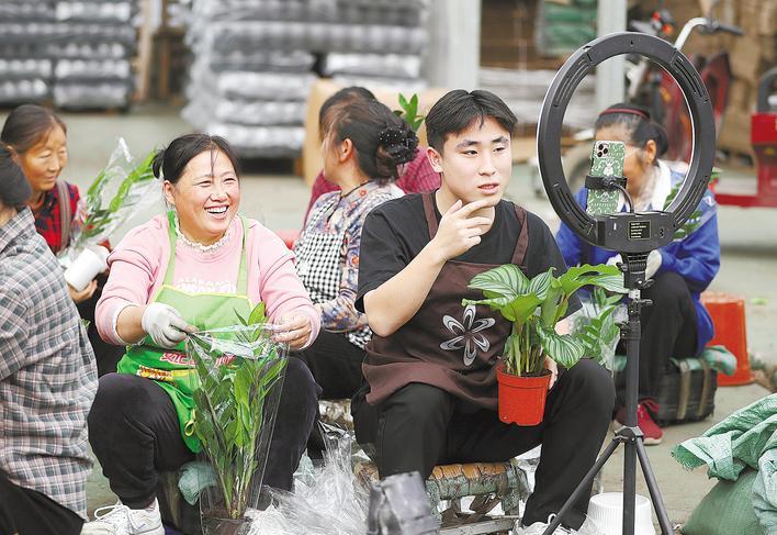 鮮花朵朵開產(chǎn)業(yè)步步興