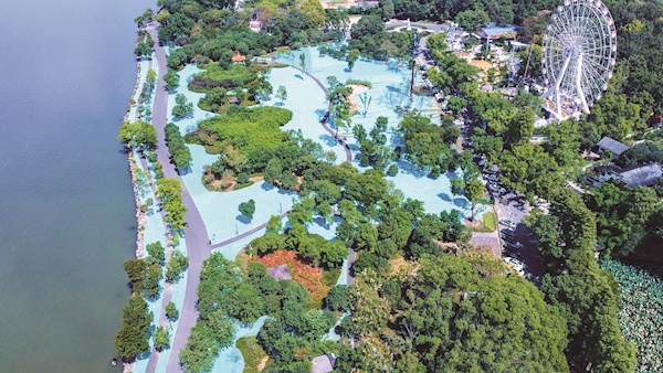 东湖绿道换“冬装”