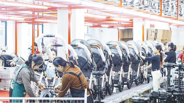 汉川童车热销全球