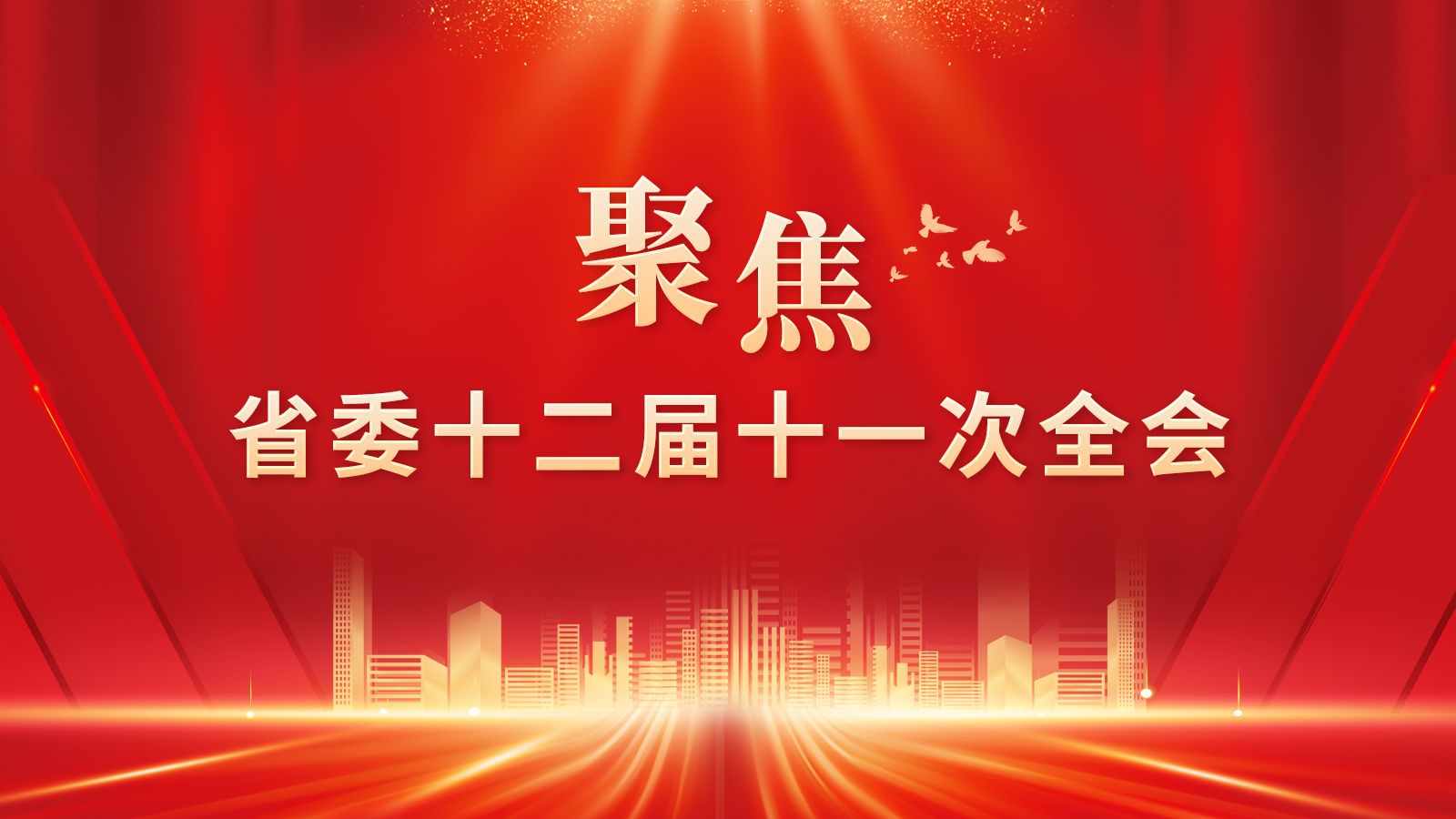 聚焦省委十二届十一次全体会议