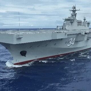 湖北舰，最新训练画面来了！