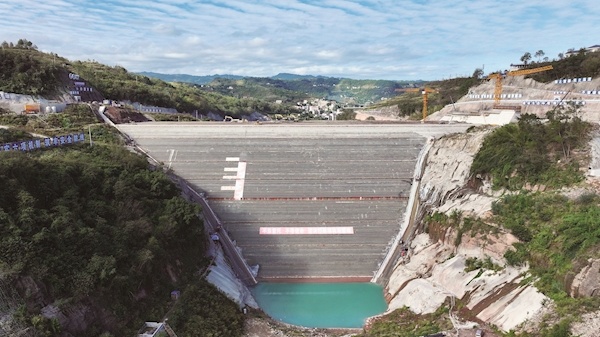 在鄂央企助力重庆建水库
