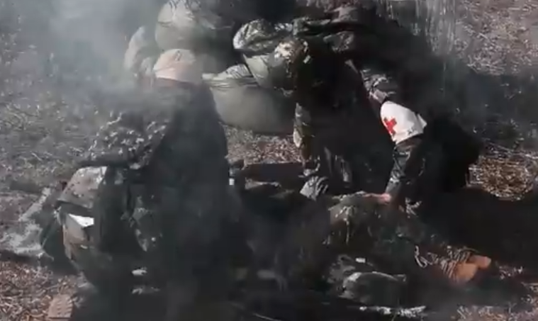 武警后裝保障野營訓(xùn)練超燃開練