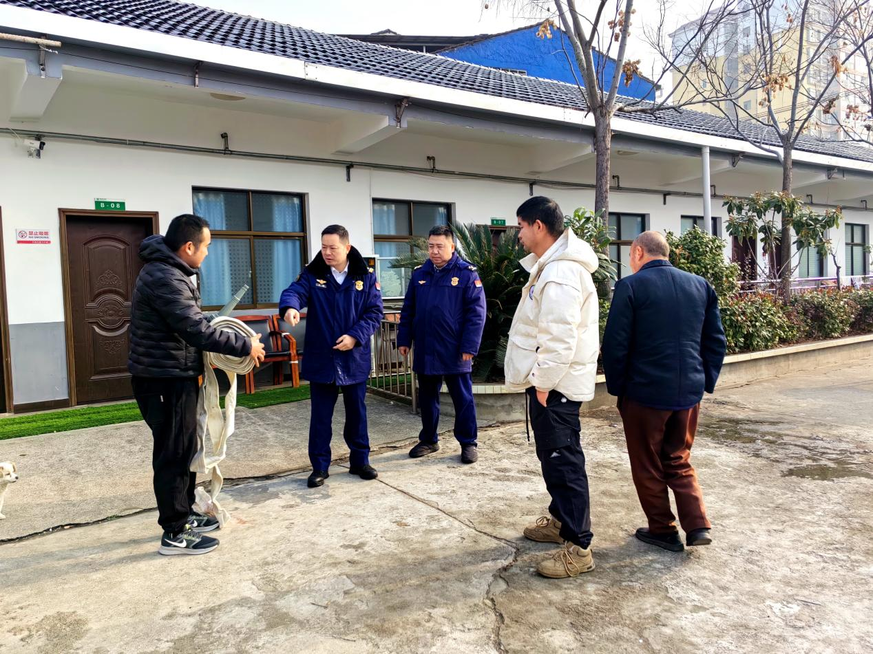 石首消防开展养老机构消防安全检查