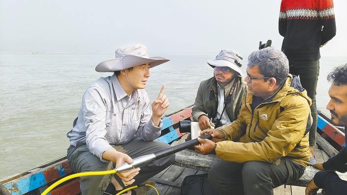 长江江豚保护技术输出孟加拉国