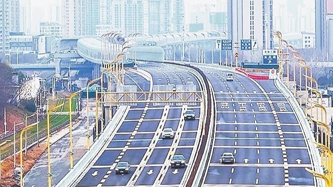 高新三路高架通车