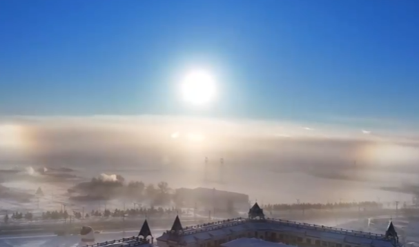 额尔古纳幻日景观