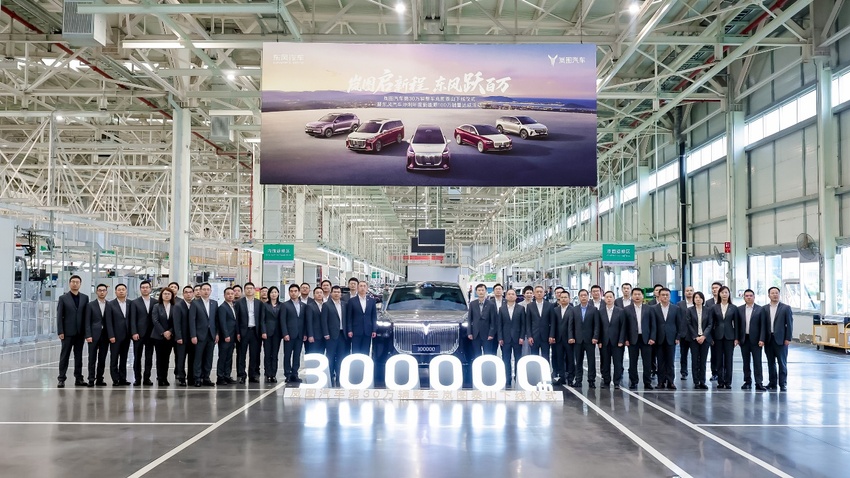 小伙新年首日喜提東風嵐圖