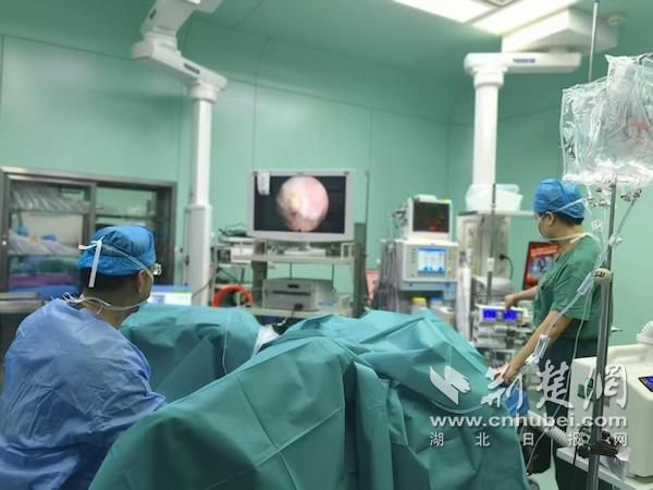  微创“拆弹”助百岁血尿老人康复回家过大年