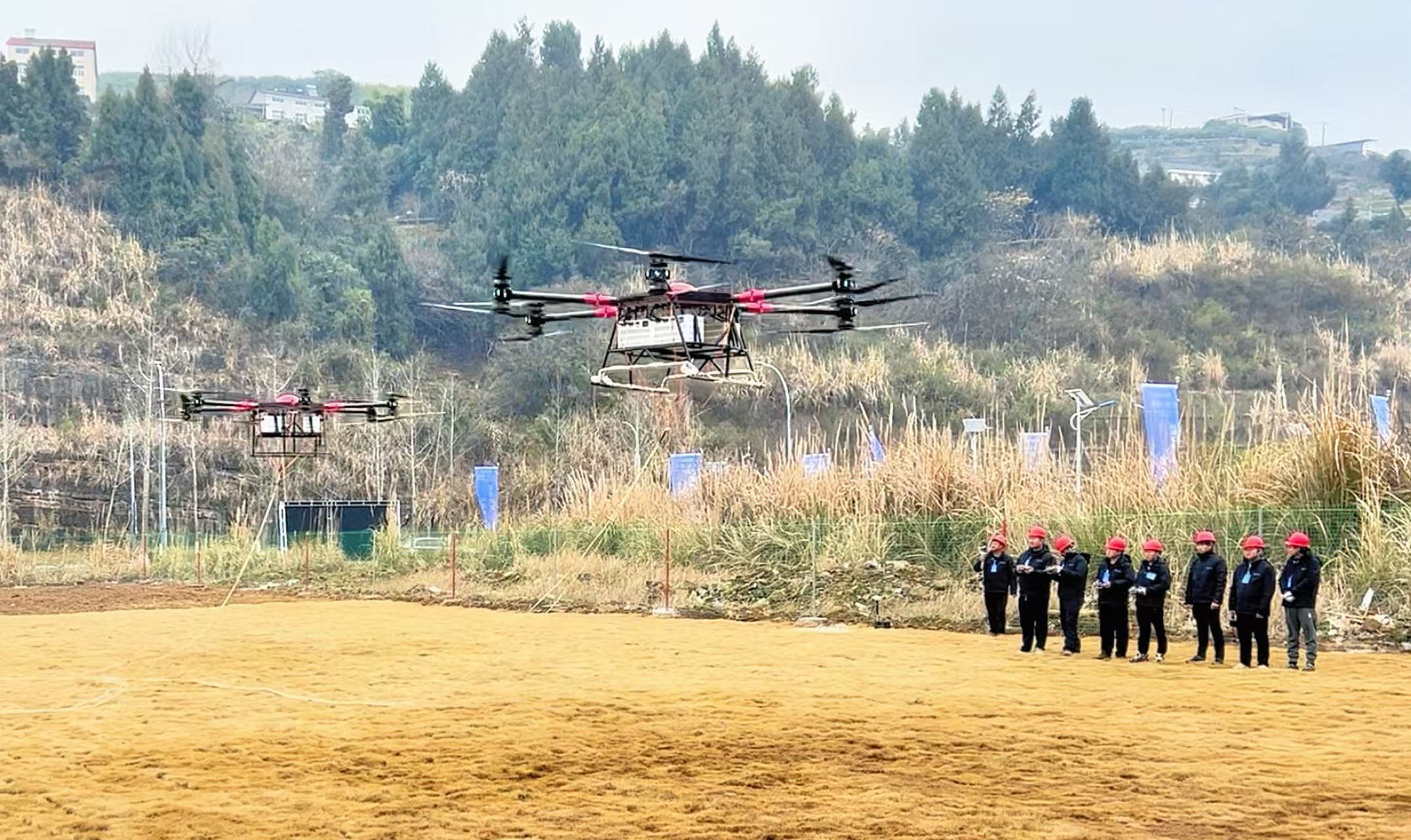 夷陵低空领域再添300KG级“空中力量”