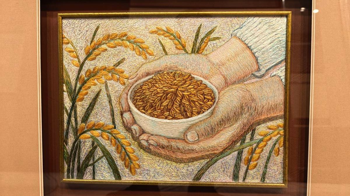 盛著中國(guó)糧的“金飯碗”從湖北送到聯(lián)合國(guó)