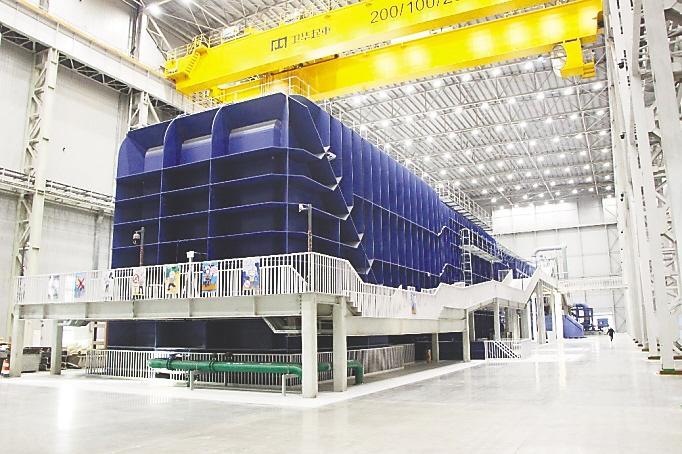 全球最大空泡水洞在漢建成投用