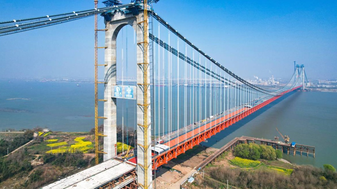 湖北這座長江大橋今年建成