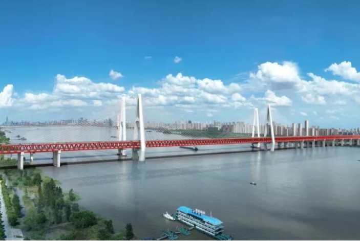 開工建設(shè)！湖北再添一座高鐵過江通道