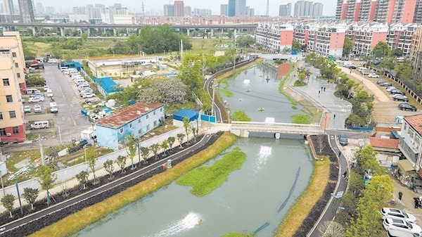 黄陂滠口老泵站成“梦里水乡”