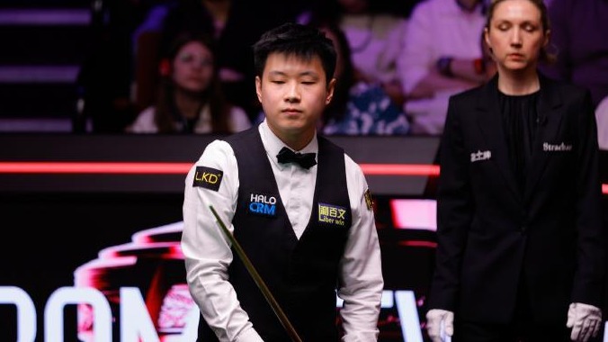 赵心童两阶段9-7领先丁俊晖