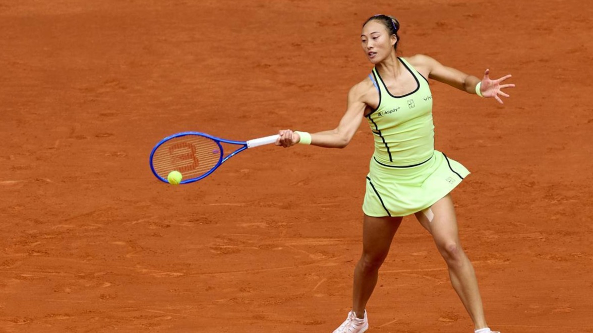 马德里站郑钦文遭TOP2逆转