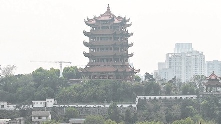 黃鶴樓新紅墻揭開面紗