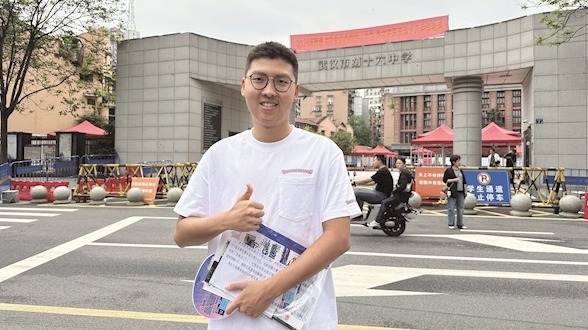 “体育单招”已上华科大，仍自愿赶考语文、英语 最“凡尔赛”考生要把好运传给他人