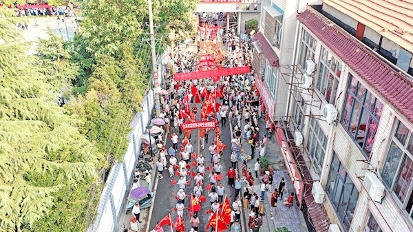 武汉新洲万人空巷送考