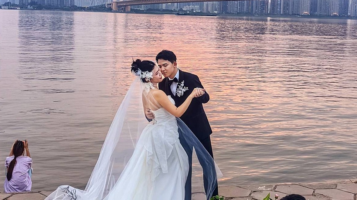 洪山江滩成婚纱照拍摄胜地