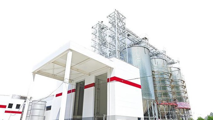 “燕京啤酒”丹江口生产基地加紧收官