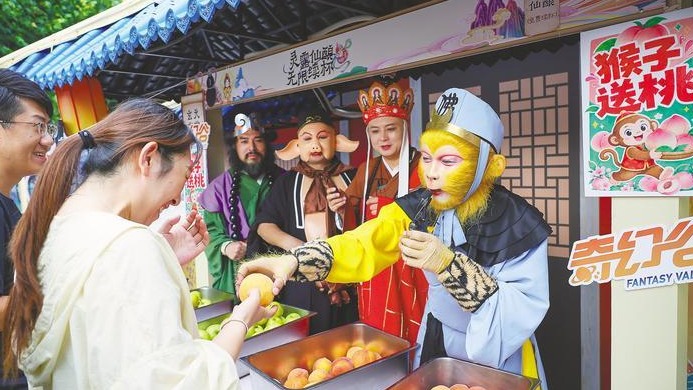 “唐僧师徒”    推介谷城    鲜桃、香梨