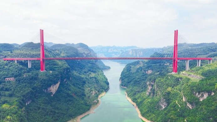 新时代青年沿着大桥归来建家乡