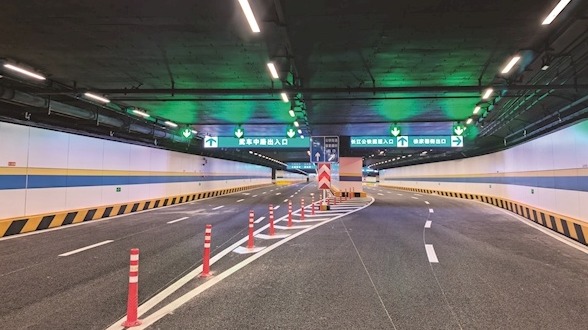 华中最大地下空间环路今日通车