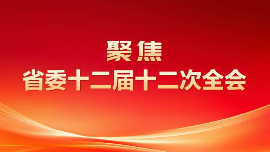 聚焦省委十二届十二次全会