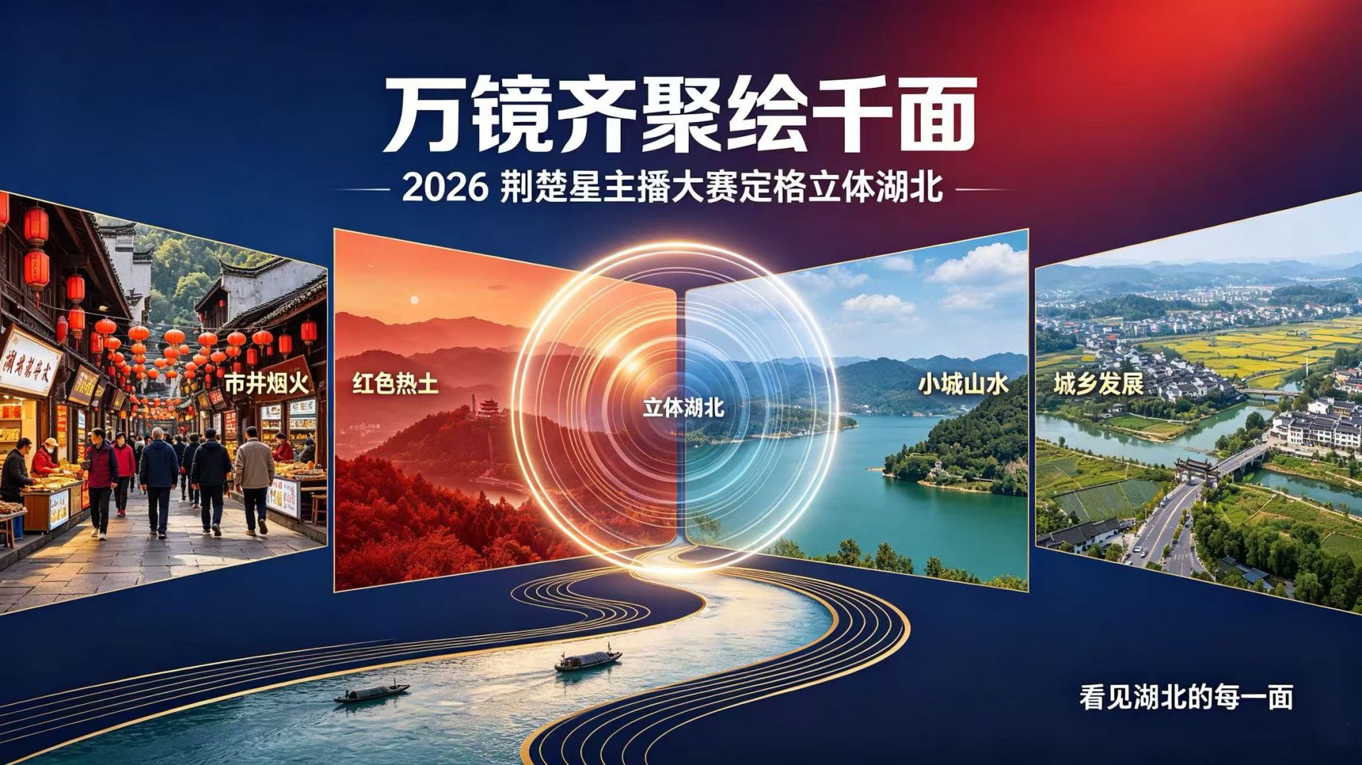 万镜齐聚绘千面 2026荆楚星主播大赛定格立体湖北