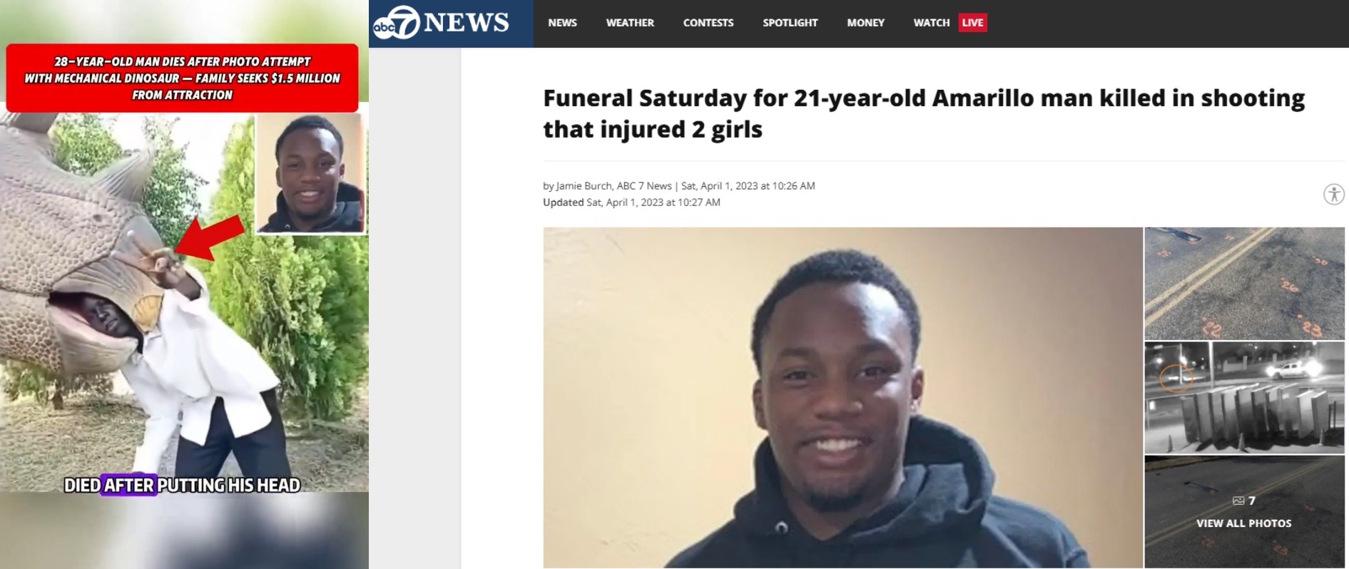 机械恐龙致人死亡?网传视频系拼接制造假事故