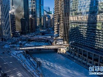 美国芝加哥迎来25年来最低气温