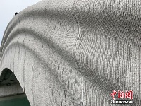 世界最大规模3D打印混凝土步行桥在上海落成