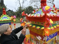 恩施：扎彩船 迎新春