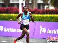 2019厦门马拉松赛开跑 埃塞俄比亚选手包揽男女前三名