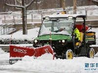 暴风雪袭击美国芝加哥地区