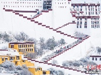 冬日西藏 雪域高原风光旖旎