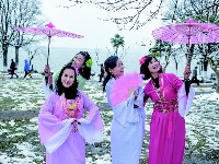 美哭！雪花漫天舞 荆楚入画来