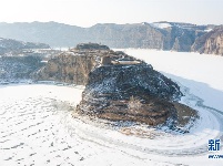 黄河老牛湾雪景