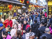 户部巷人潮突破10万人次