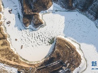 黄河老牛湾雪景