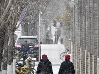 北京降雪 大地一片银装素裹