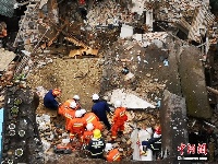 江西南昌发生房屋坍塌 4名被困人员全获救